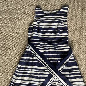 Tommy Hilfiger Royal Blue White Stripe Dress
